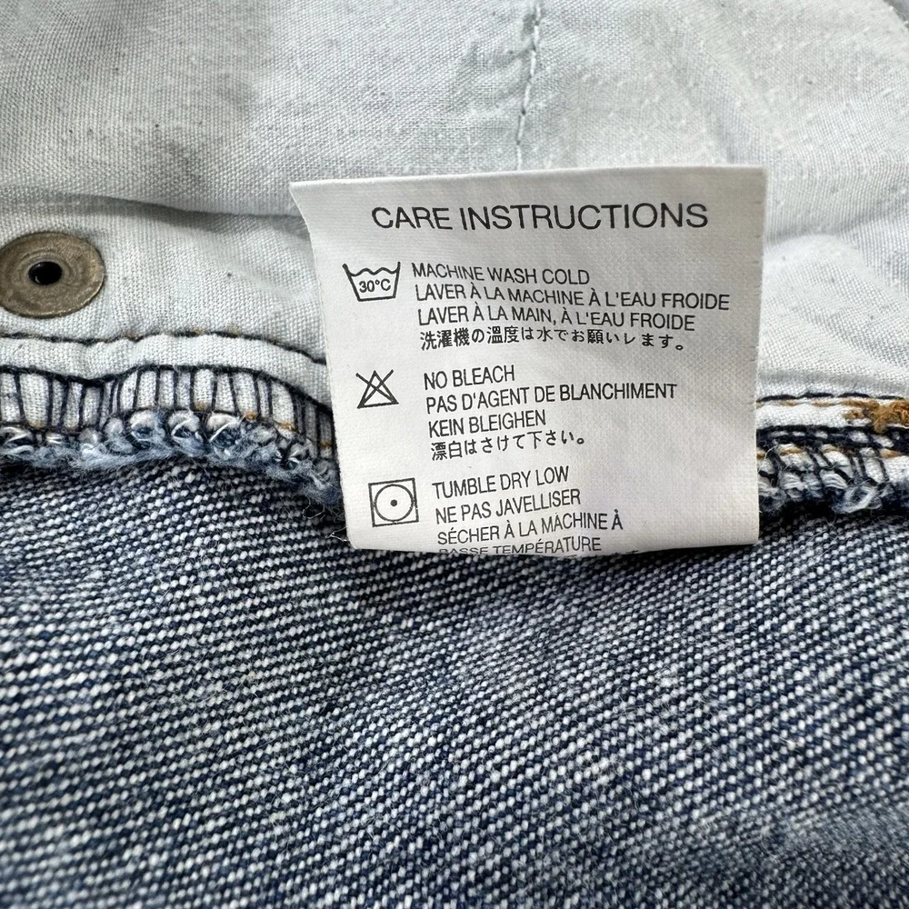 VTG C1RCA Circa 33x31* Regular Button Fly Straight Leg Men's Blue Jeans Muska‎